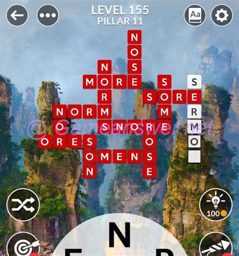Wordscapes Level 155 Answers .